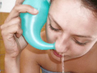 Как промывать нос морской водой