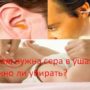 Зачем нужна сера в ушах и нужно ли убирать?