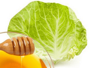 Помогает ли при простуде капустный лист с медом от кашля