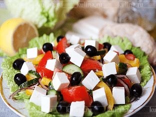 Калорийность греческого салата, его польза и особенности приготовлении
