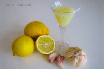 Очищающее средство из чеснока и лимона